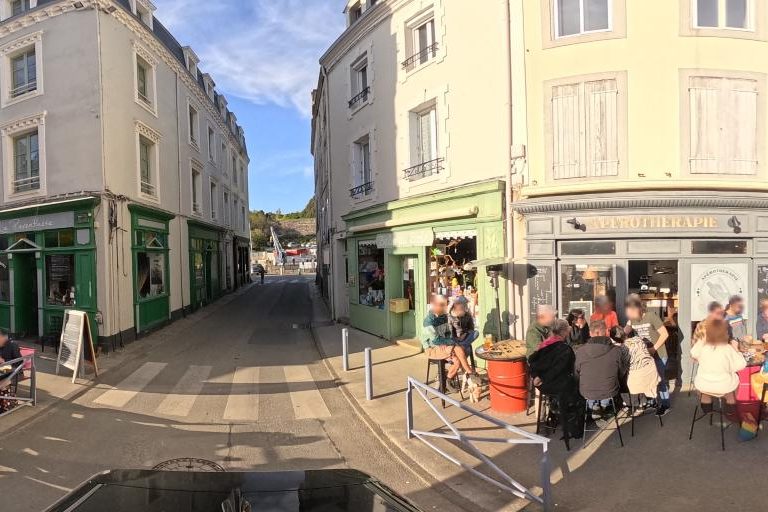 La rue de Hair à Le Palais