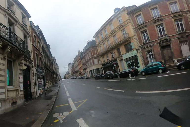 La rue de Hair Vegetal à Rouen
