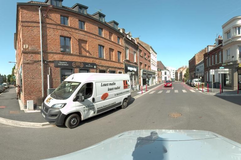 La rue de Changez D&rsquo;Hair à Lannoy