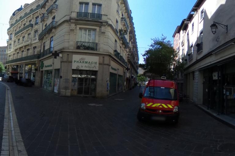 La rue de Hair Pur à Grenoble