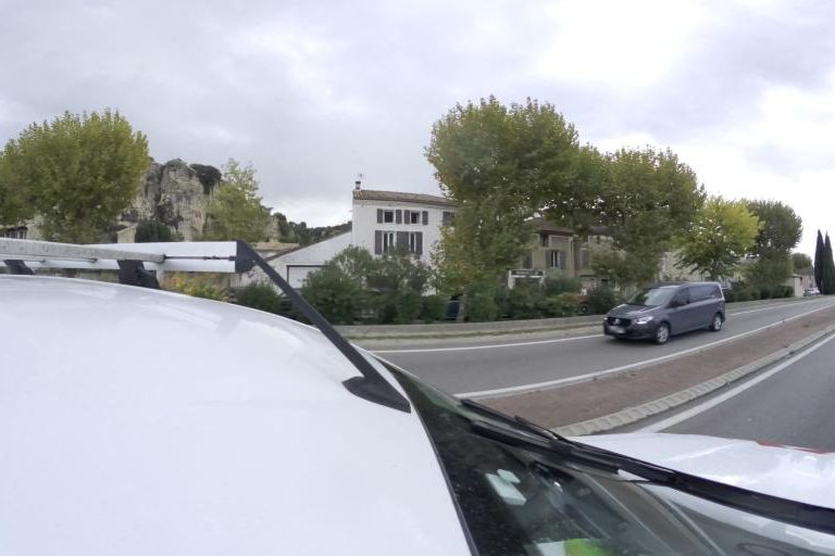 La rue de Nouvel Hair à Mornas
