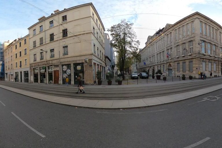 La rue de Helene Hair à Lyon
