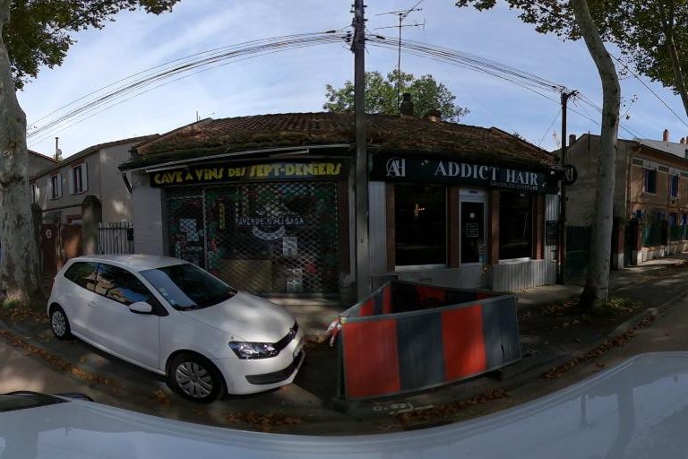 La rue de Addict Hair à Toulouse