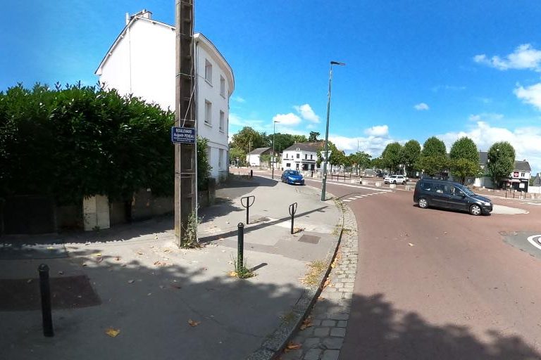 La rue de Hair Line Coiffure à Nantes