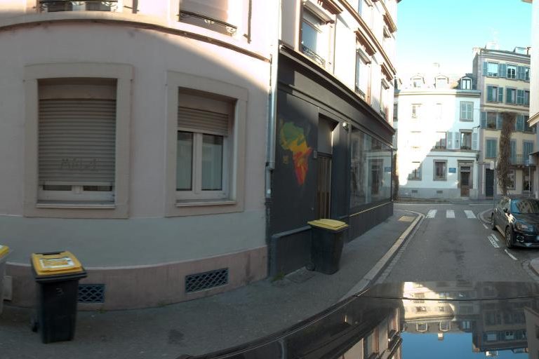 La rue de Tg Hair Designs à Strasbourg