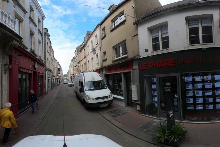 La rue de Sur Un Hair à Cherbourg-En-Cotentin