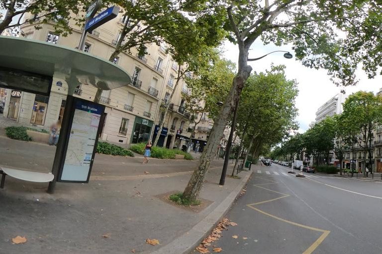 La rue de Hair Garden à Paris
