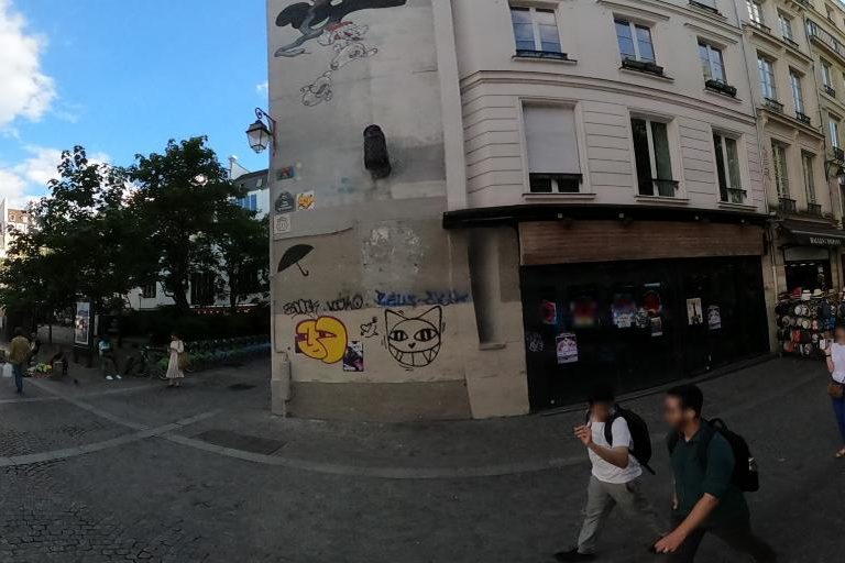 La rue de Rock Hair à Paris