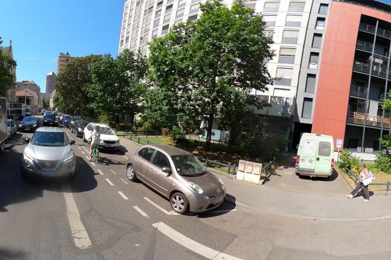 La rue de Sublime Hair à Lyon