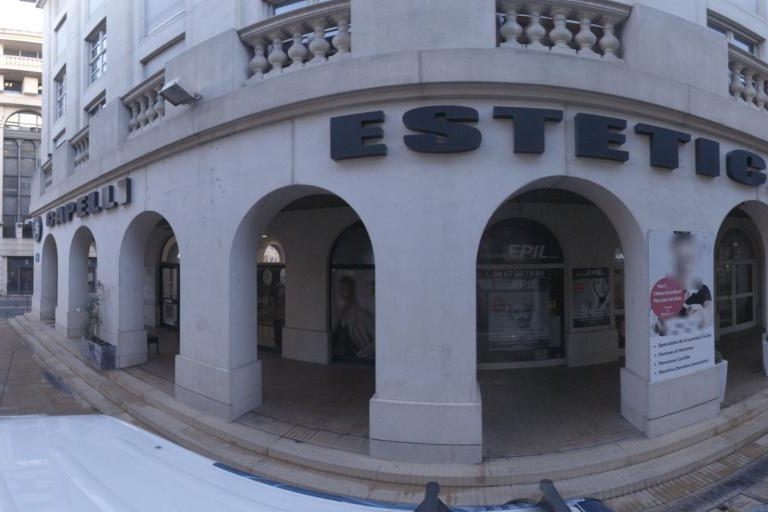 La rue de Hair Santa à Montpellier