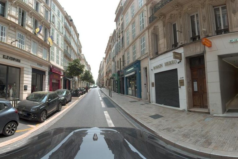 La rue de Mod&rsquo;S Hair à Marseille