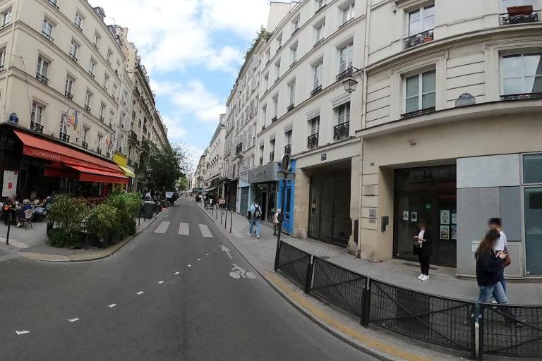 La rue de Space Hair à Paris