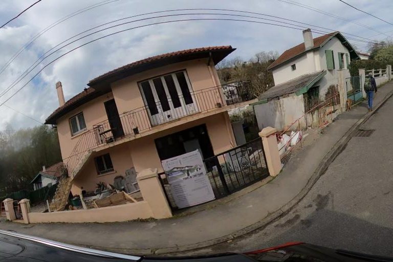 La rue de Slc Hair à Biarritz