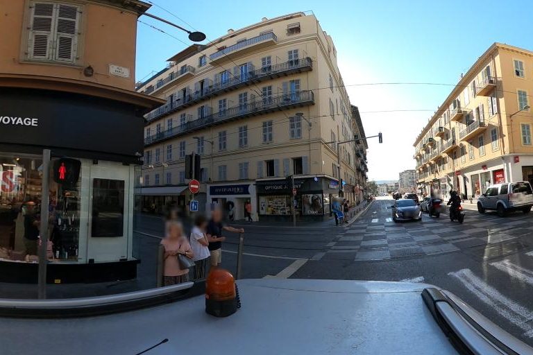 La rue de Nl Hair à Nice