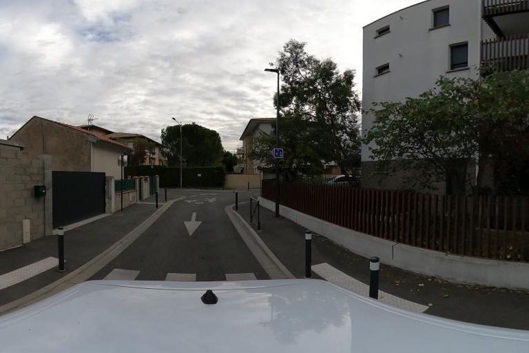 La rue de Home Hair à Toulouse