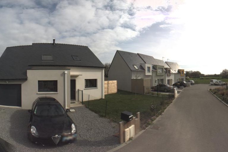 La rue de L&rsquo;Hair De Romael à Saint-Andre-Des-Eaux