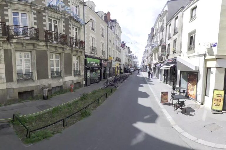 La rue de Best Hair à Nantes