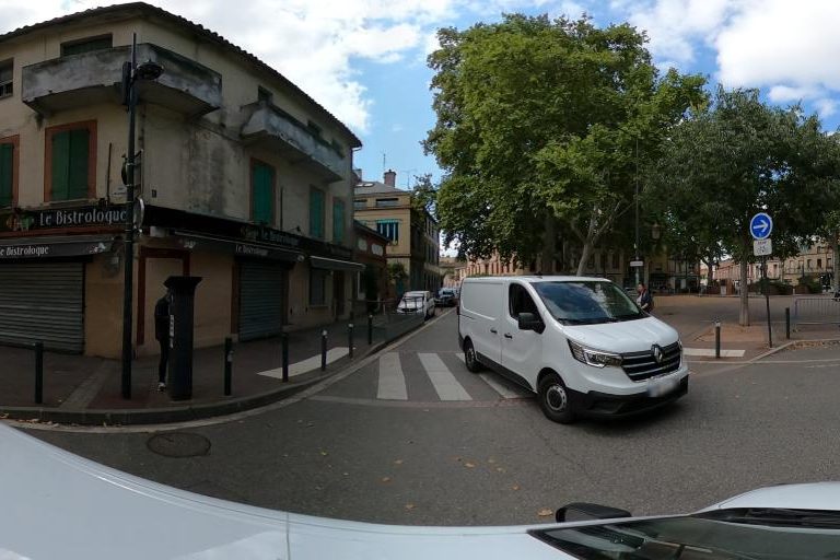 La rue de Au Fil De L&rsquo;Hair à Toulouse