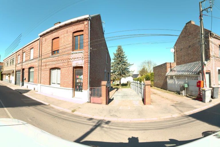 La rue de L&rsquo;Hair Passionne à Bauvin