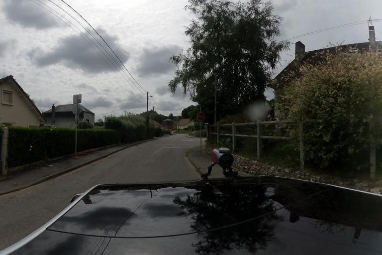 La rue de L&rsquo;Hair De Charlene à Bolbec