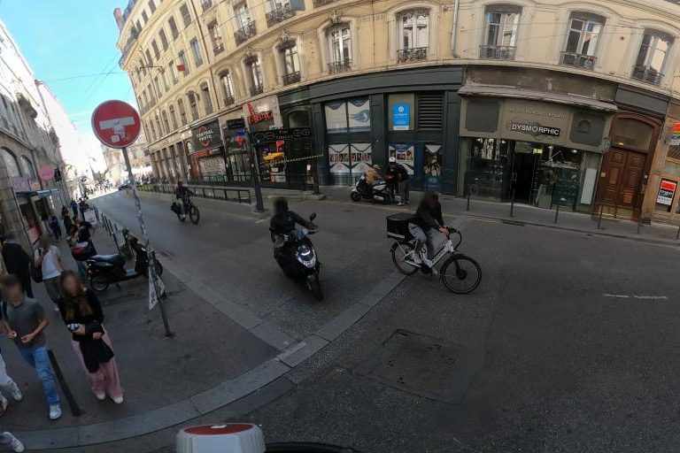 La rue de Manhattan Hair à Lyon