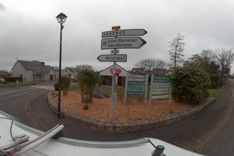 La rue de Un Hair De Paradis à Plouezoc'h