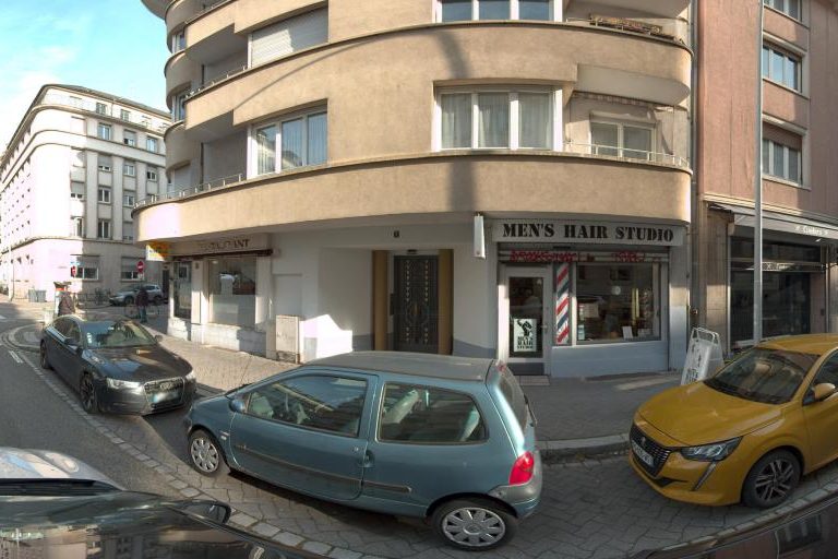 La rue de Men&rsquo;S Hair Studio à Strasbourg