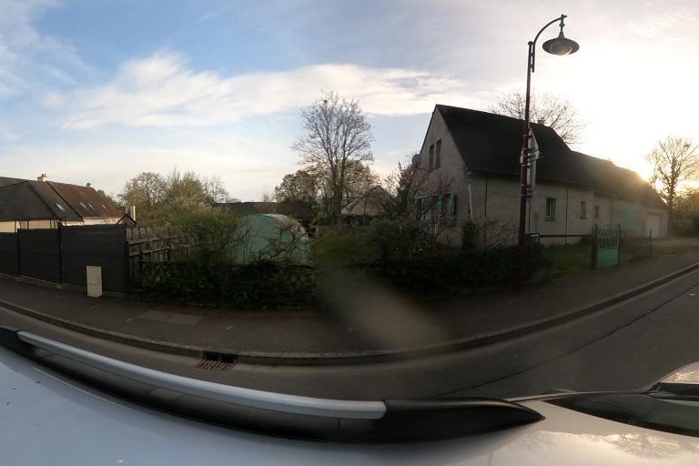 La rue de Sab Hair V&rsquo; à Pruille-Le-Chetif