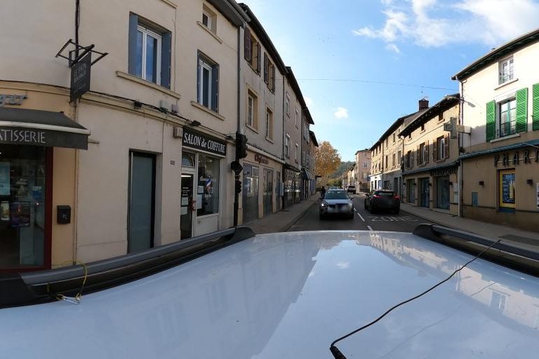 La rue de Ok Tif à Brignais