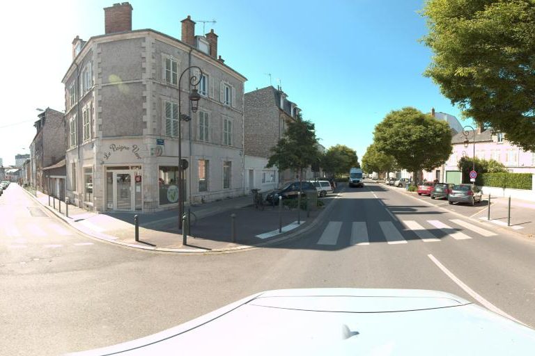 La rue de Le Peigne Vert à Orleans