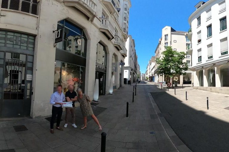 La rue de Coup De Peigne à Nantes