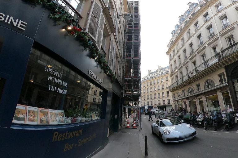 La rue de 1 2 3 Ciseaux à Paris