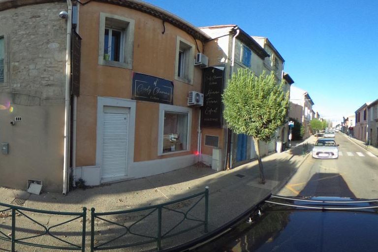 La rue de Les Ciseaux D&rsquo;Antho à Bezouce