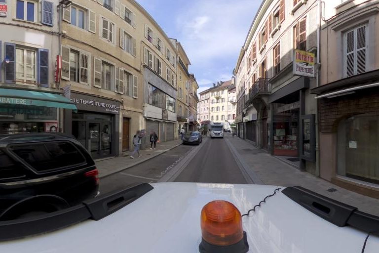 La rue de Les Ciseaux En Or à Saint-Claude