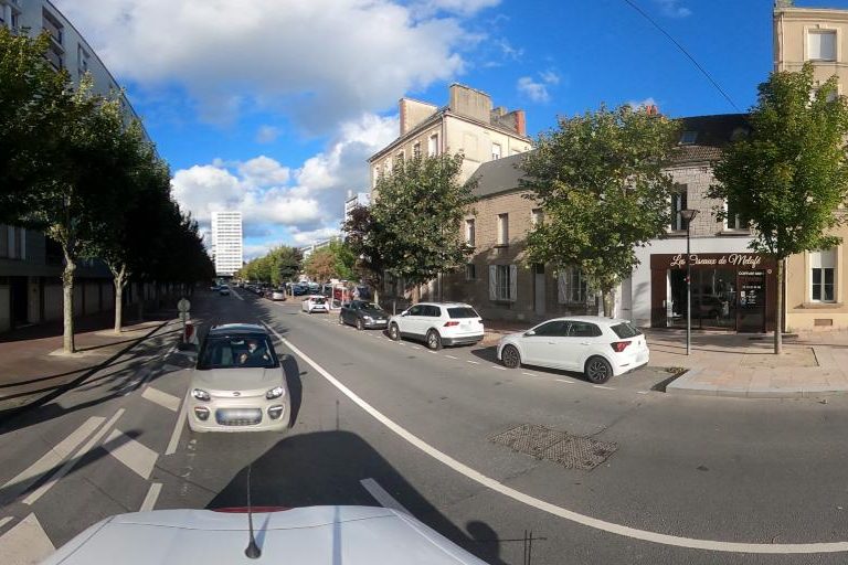 La rue de Les Ciseaux De Melofe à Cherbourg-En-Cotentin