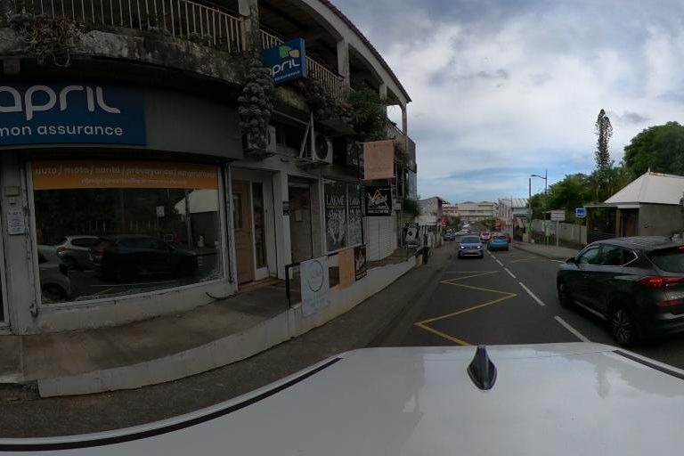 La rue de Les Ciseaux De Lydie à Saint-Joseph