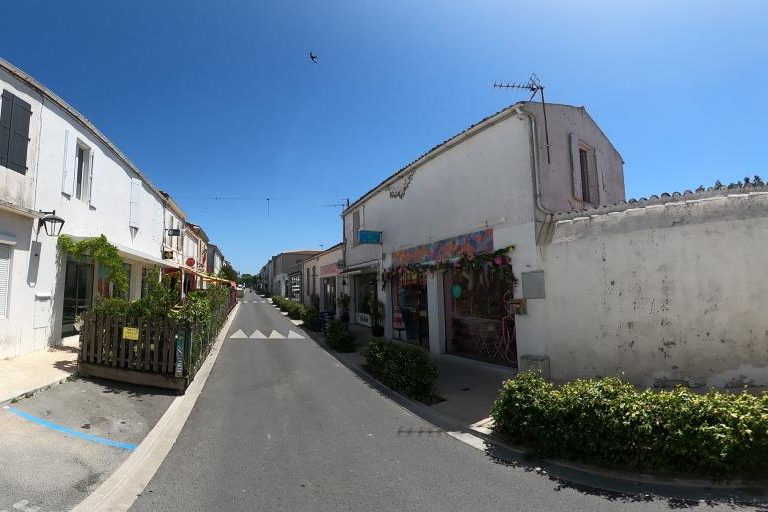 La rue de L&rsquo;Ile O Ciseaux à Le Chateau-D'oleron