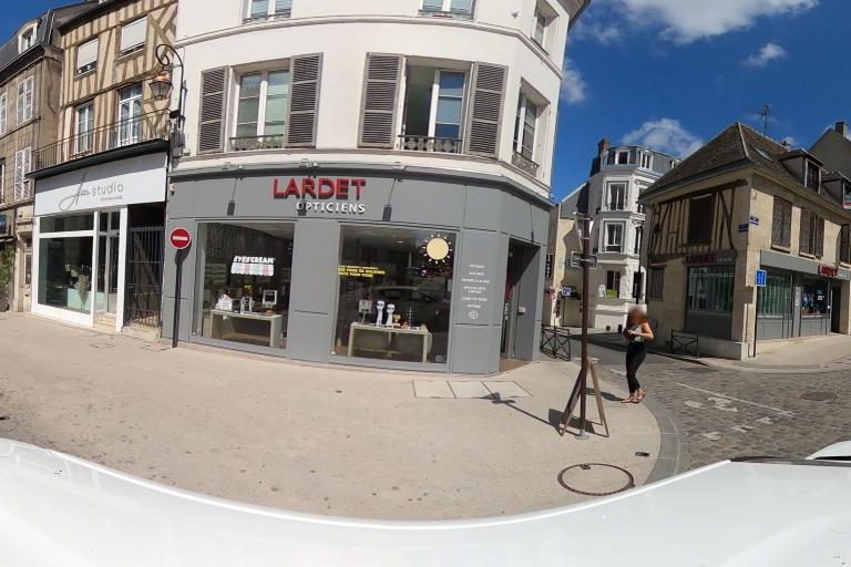 La rue de Aux Ciseaux D&rsquo;Art Gens à Compiegne