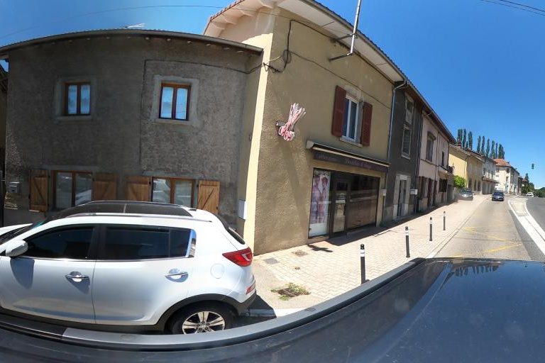 La rue de Boucles D&rsquo;Ange à Les Eparres