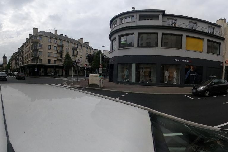 La rue de Boucles. Caen à Caen